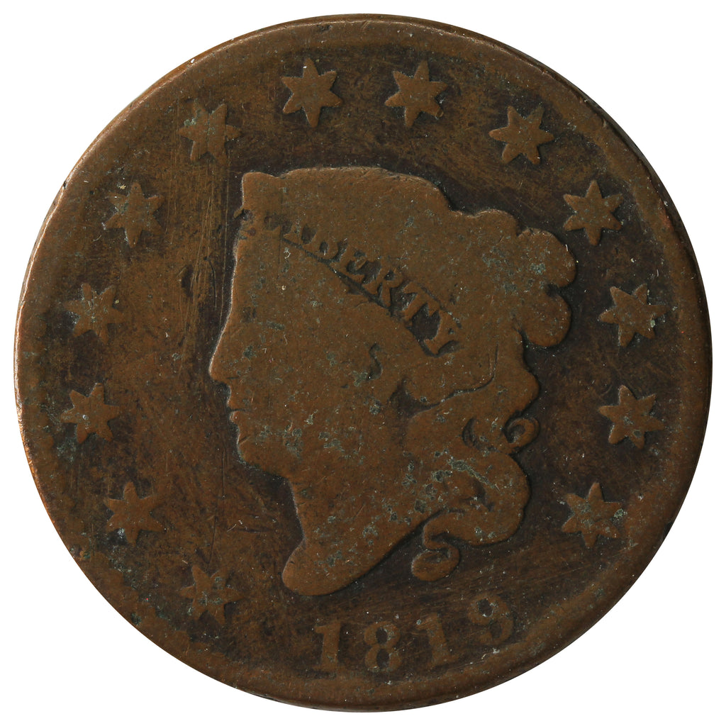 1819 Small Date USA Cent Good (G4)
