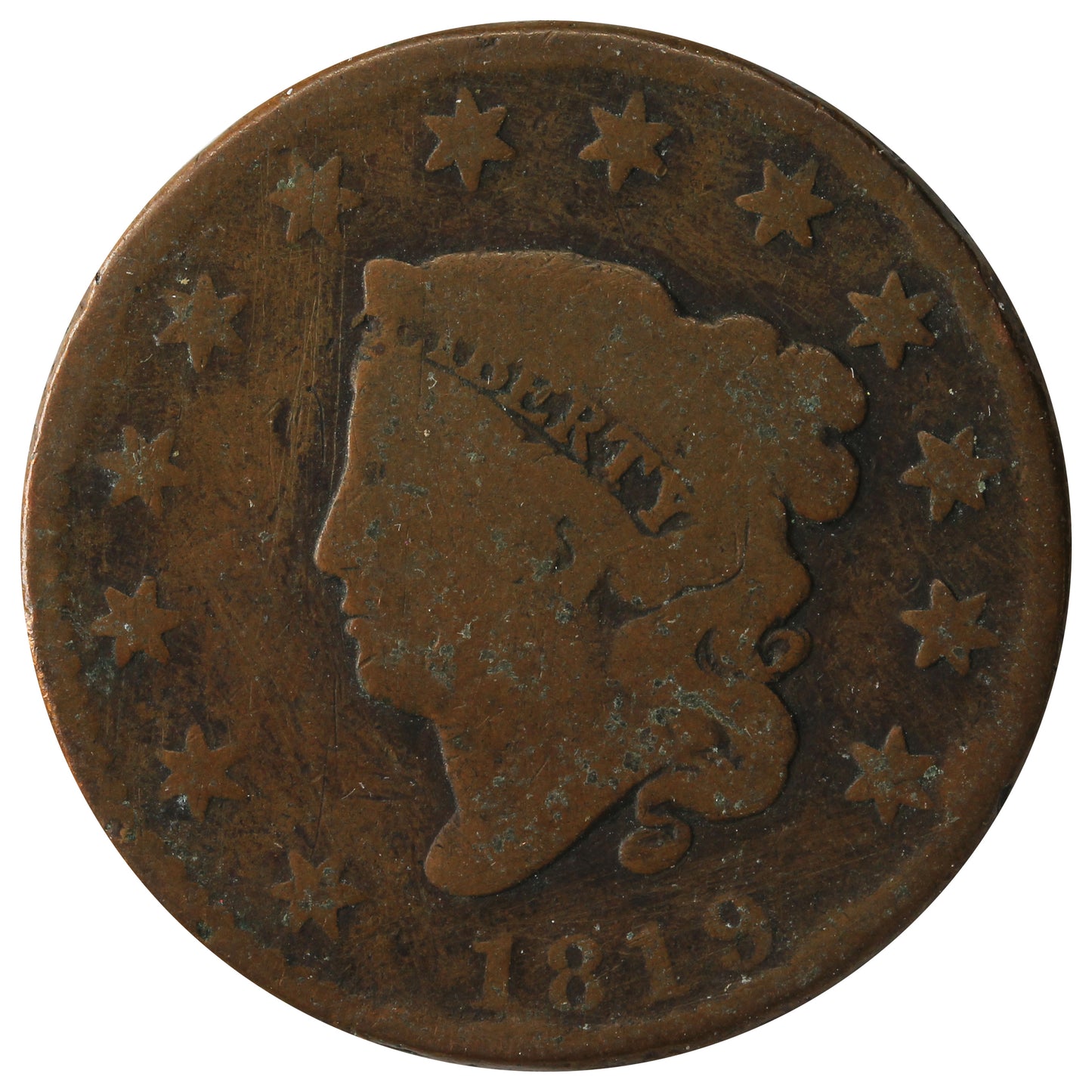 1819 Small Date USA Cent Good (G4)