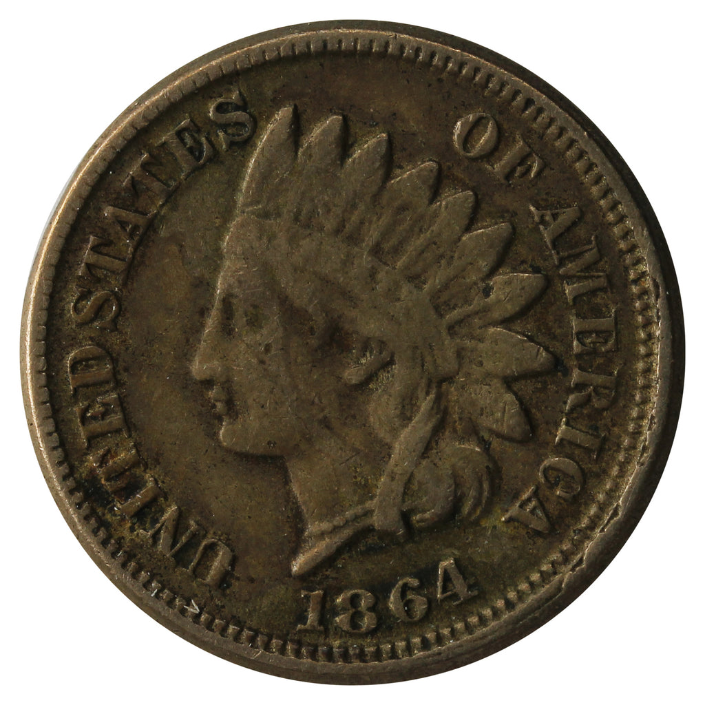 1864 Var. 2 USA Cent Fine (F-12)