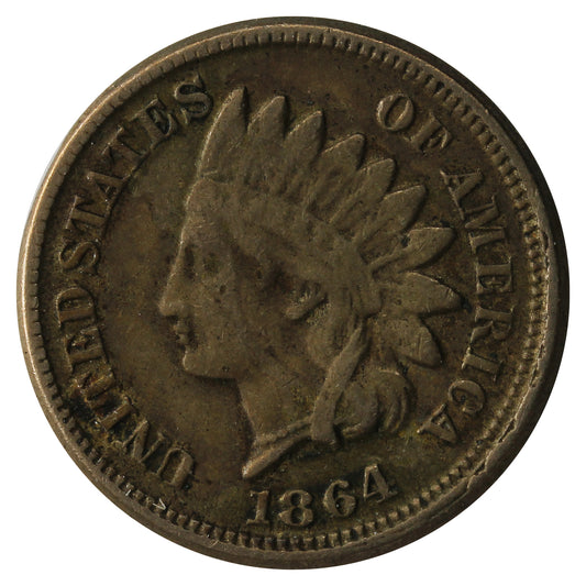 1864 Var. 2 USA Cent Fine (F-12)