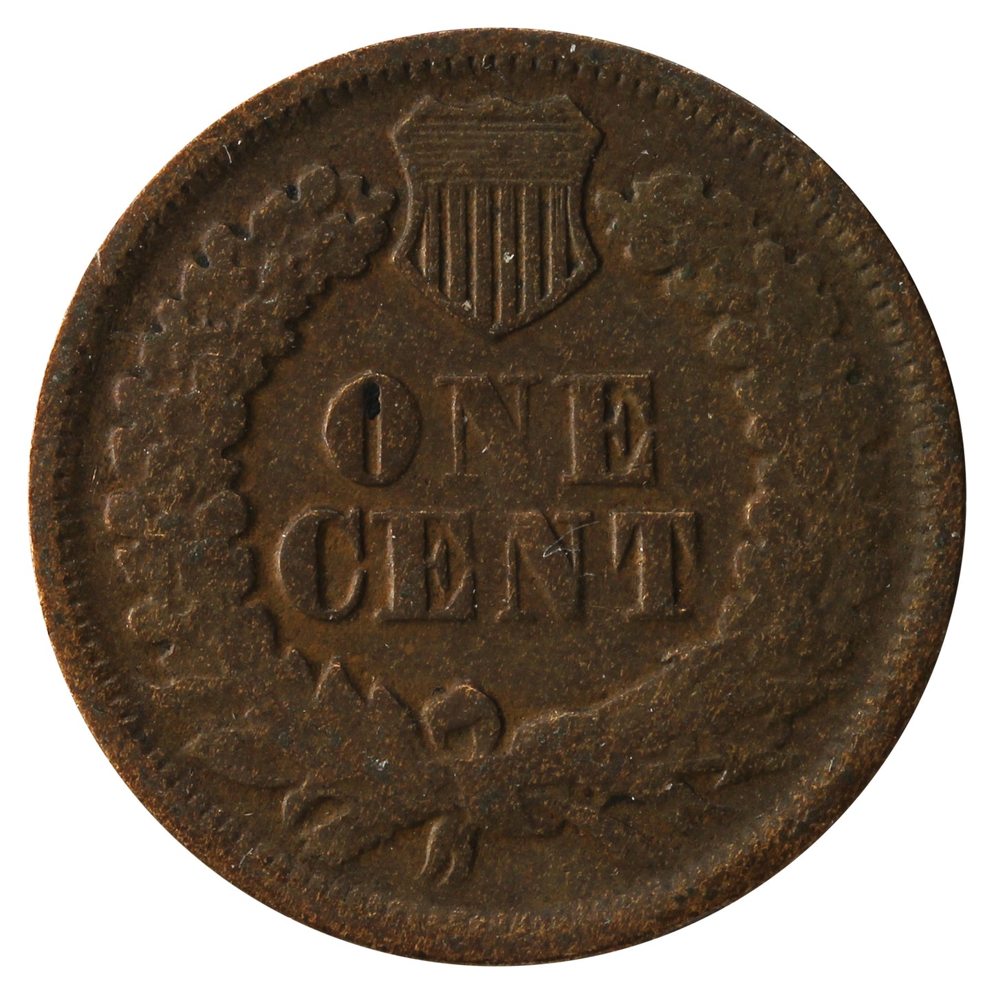 1864 Var. 3 No L USA Cent VG-F (VG10)