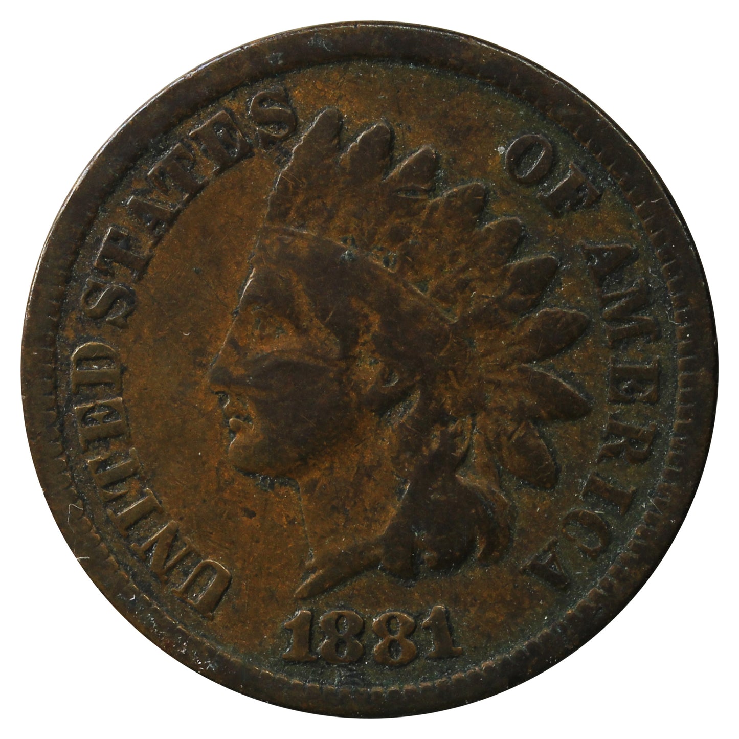 1881 USA Cent Very Good (VG8)