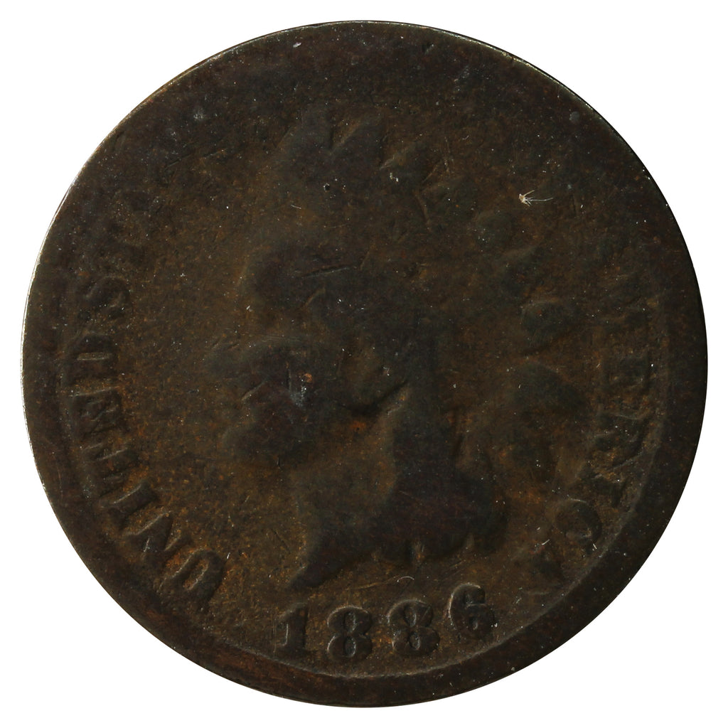 1886 Var. 2 USA Cent About Good (AG3)
