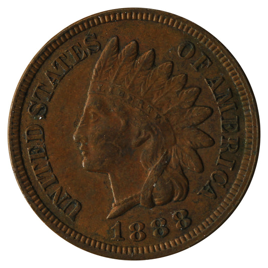 1888 USA Cent EF-AU (EF45)