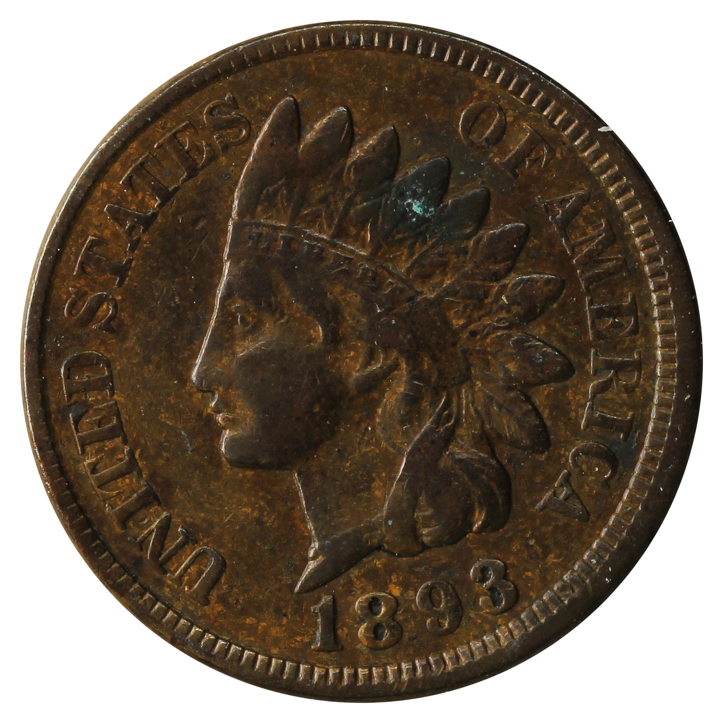 1893 USA Cent Very Fine (VF20)