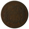 1867 USA 2 Cents About Good (AG3)