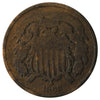 1868 USA 2 Cents About Good (AG3)