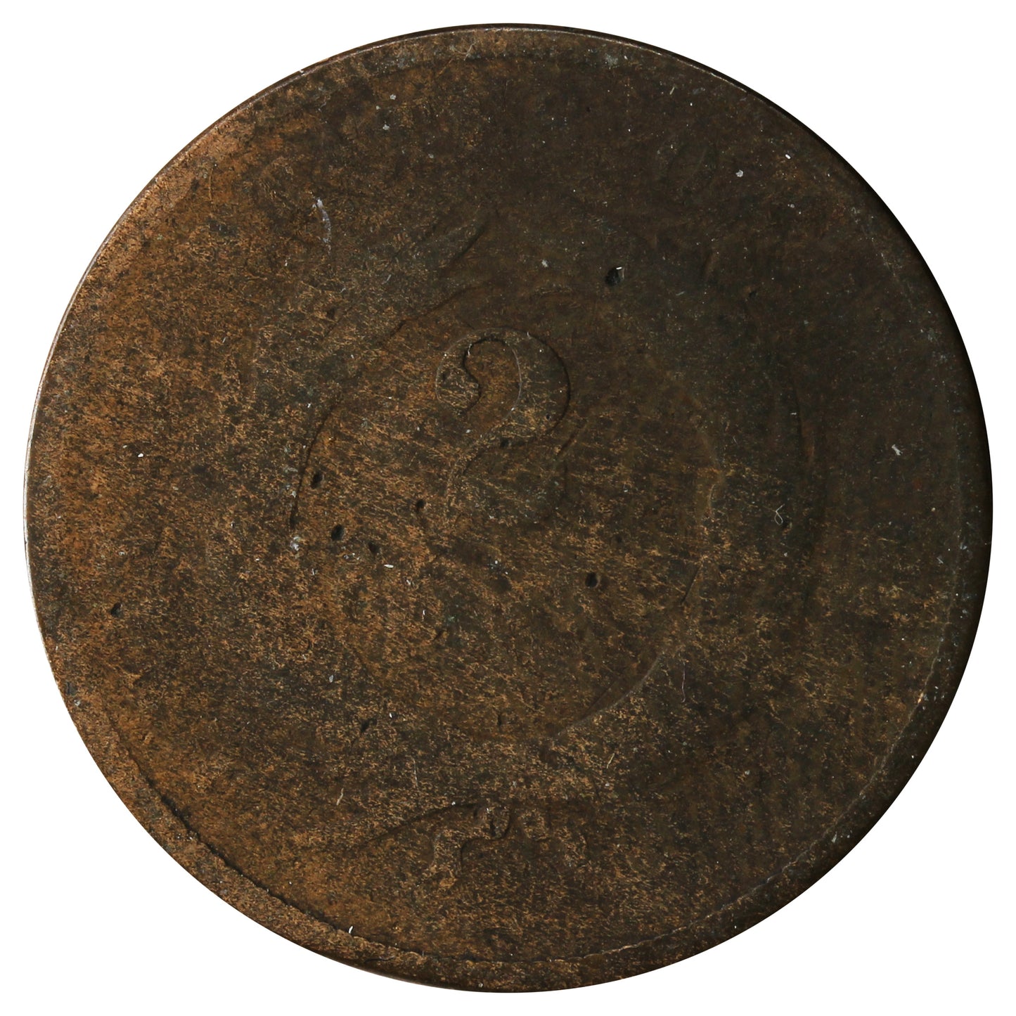 1868 USA 2 Cents About Good (AG3)
