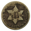 1853 Silver USA 3 Cents About Good (AG3)