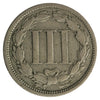 1869 Nickel USA 3 Cents VG-F (VG10)