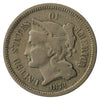 1873 Closed 3 USA 3 Cents VG-F (VG10)