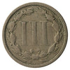 1873 Closed 3 USA 3 Cents VG-F (VG10)