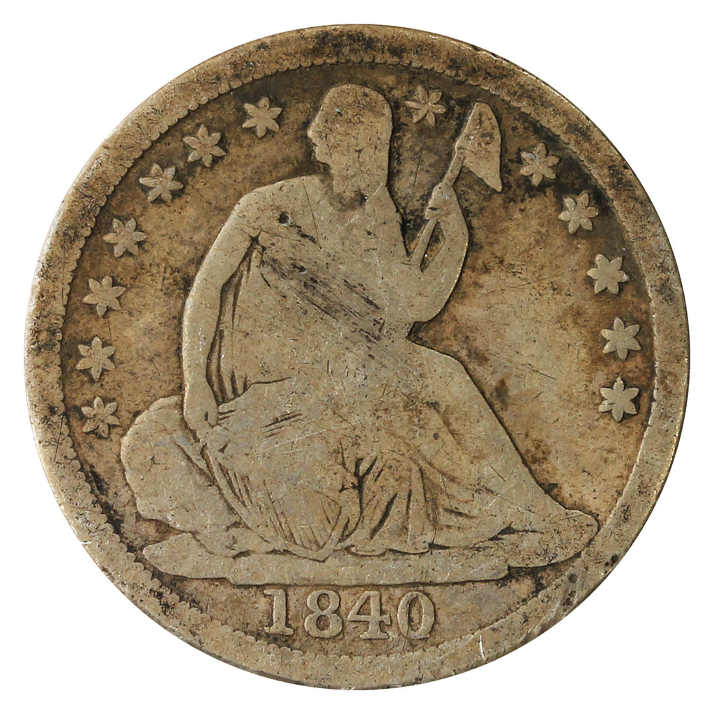 1840 No Drapery USA Half Dime About Good (AG3)