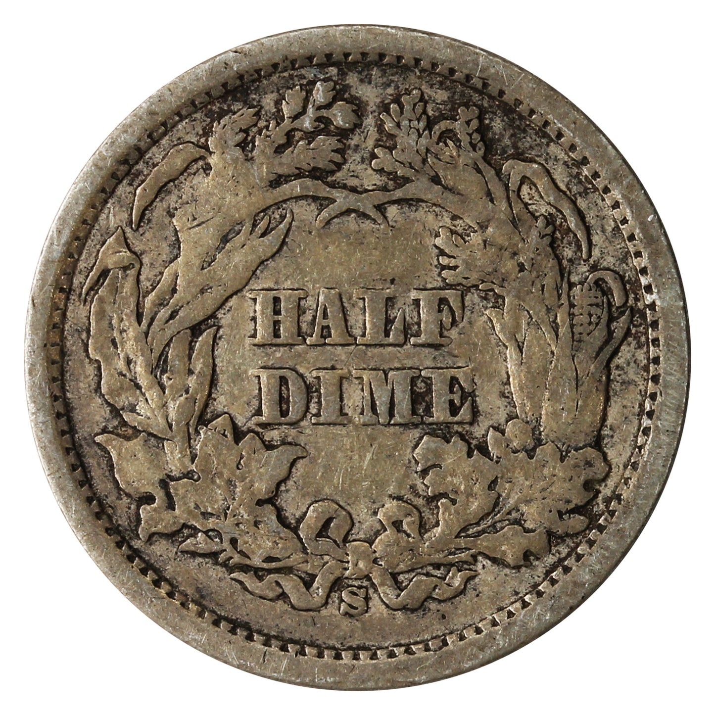 1869 S USA Half Dime G-VG (G6)