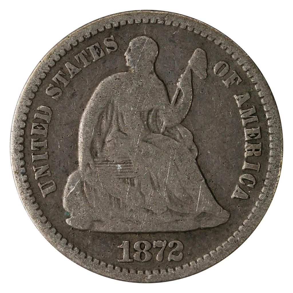 1872 USA Half Dime G-VG (G6)