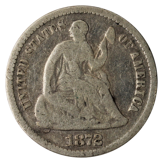1872 USA Half Dime Good (G4)