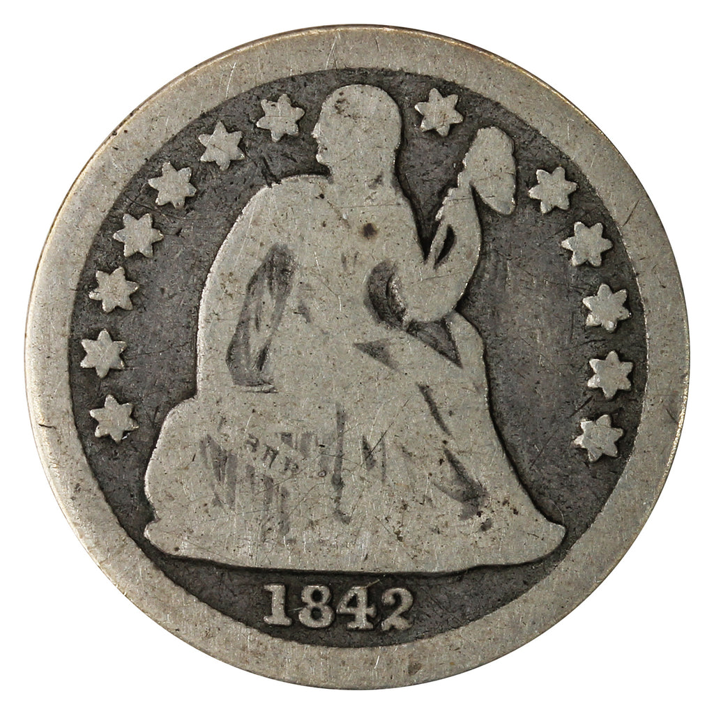 1842 USA Dime Good (G4)