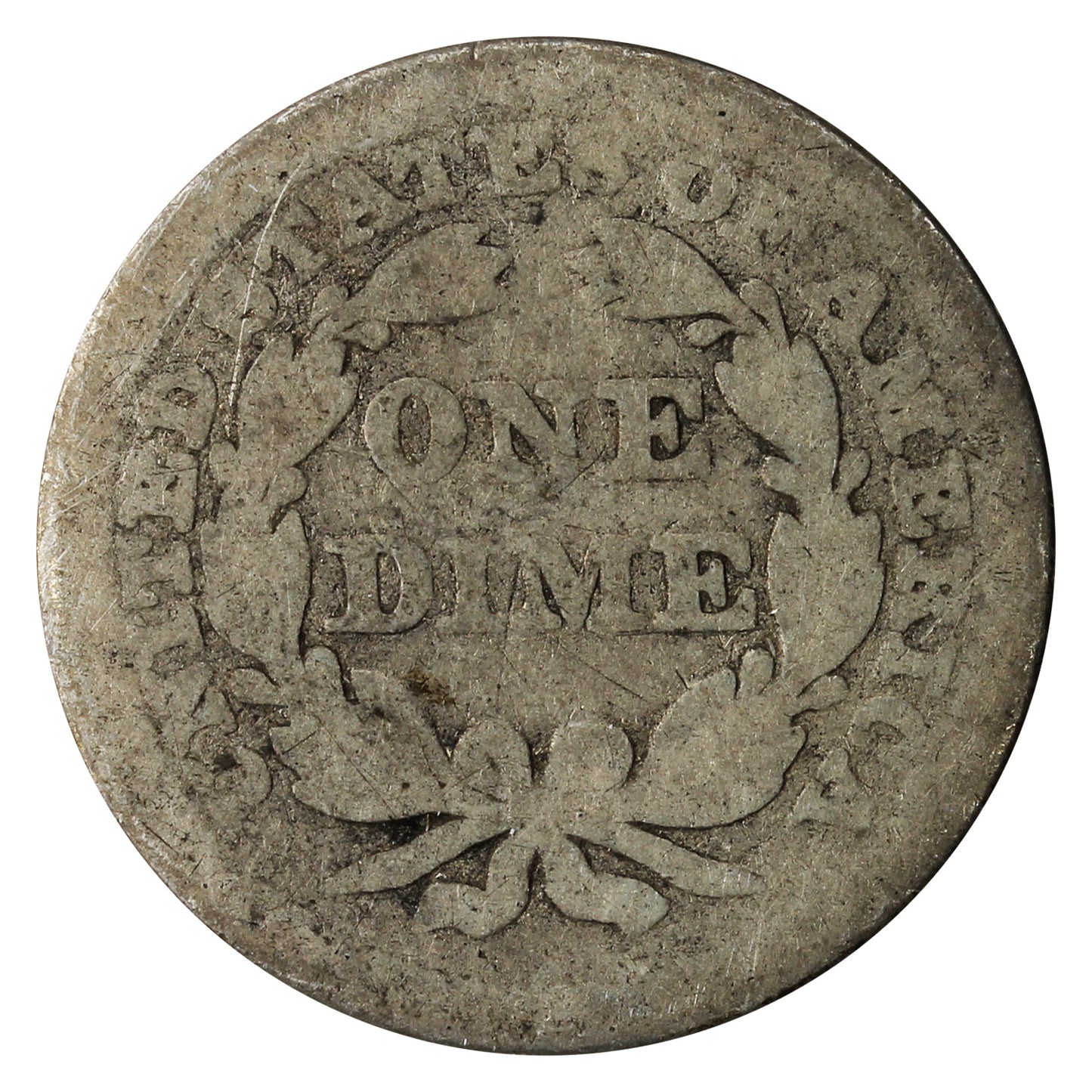 1848 USA Dime About Good (AG3)