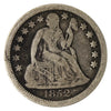 1852 USA Dime Very Good (VG8)