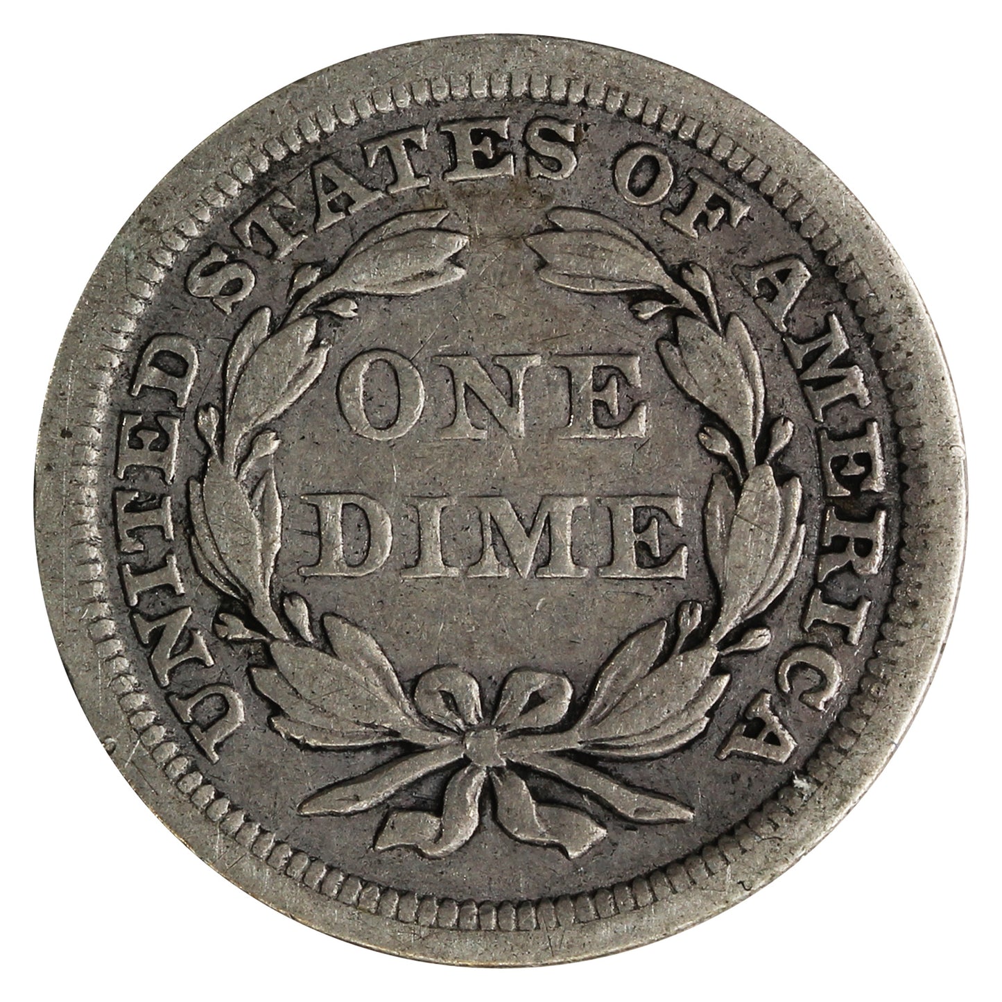 1853 Arrows USA Dime F-VF (F-15)