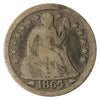 1854 USA Dime G-VG (G6)