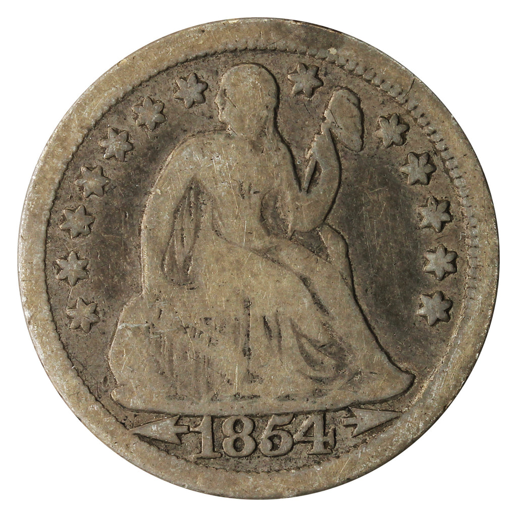 1854 USA Dime G-VG (G6)