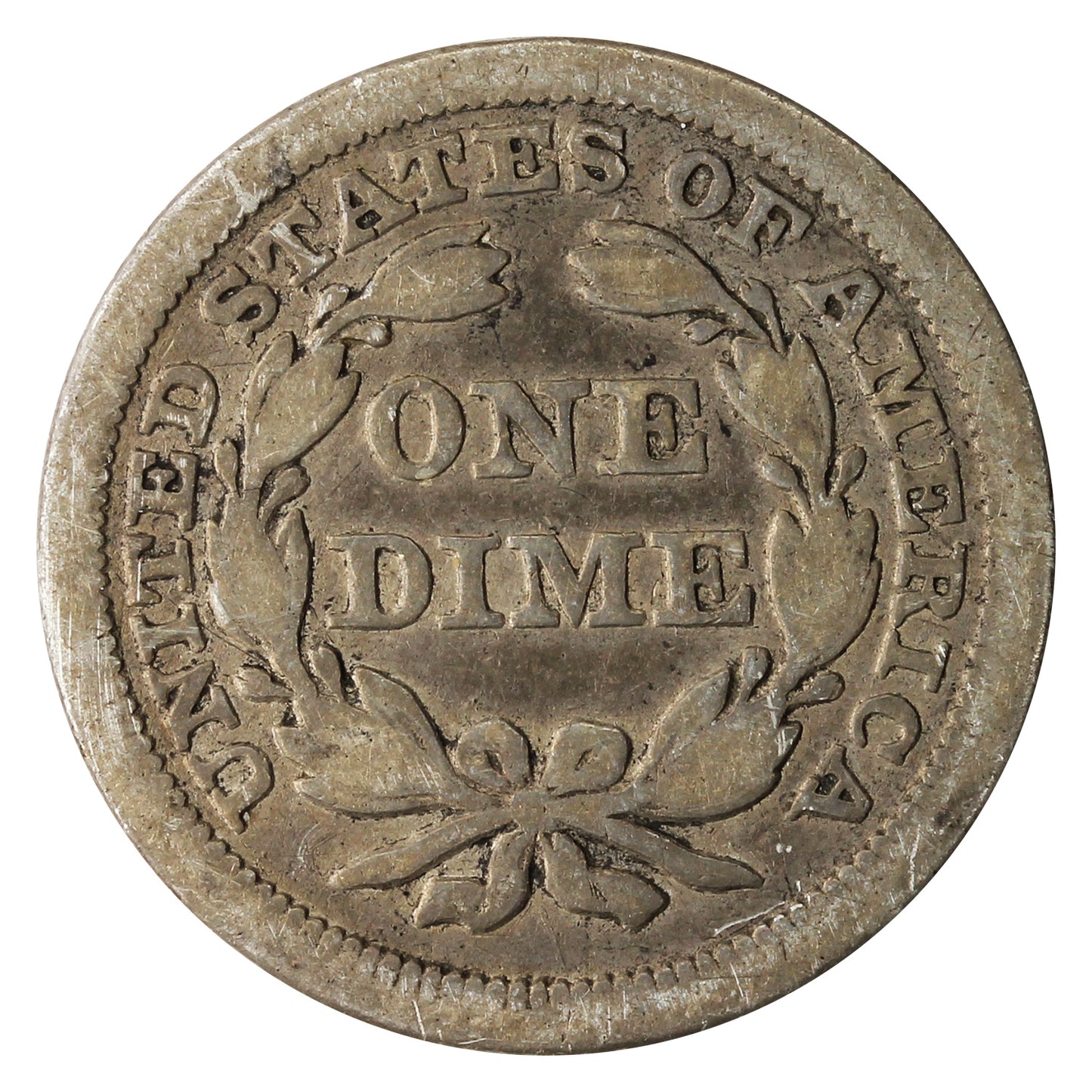 1854 USA Dime G-VG (G6)