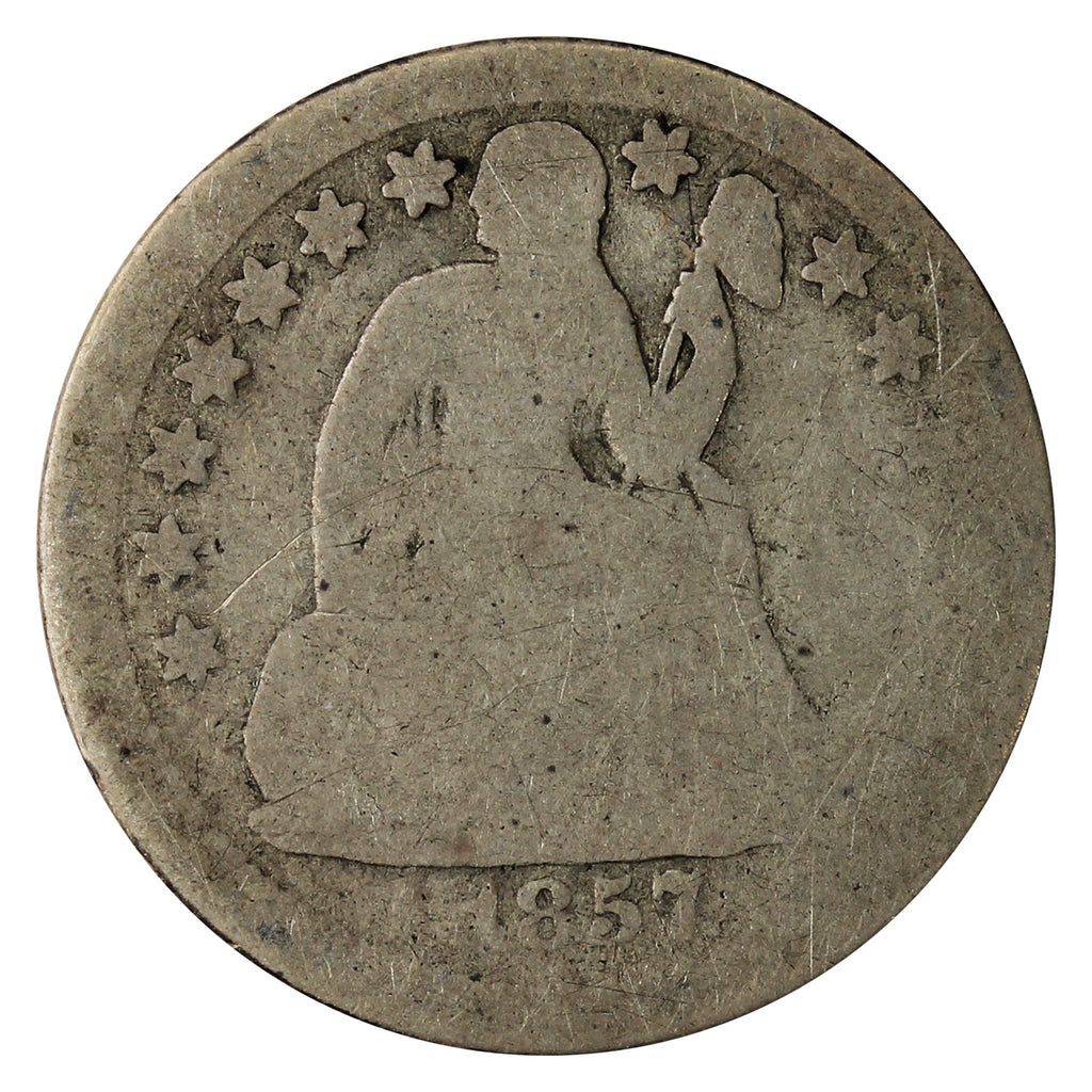 1857 USA Dime About Good (AG3)