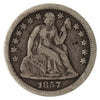 1857 O USA Dime Fine (F12)
