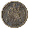 1877 USA Dime F-VF (F15)