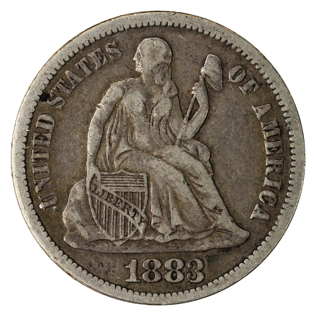 1883 USA Dime Fine (F12)