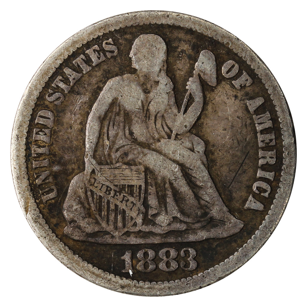 1883 USA Dime G-VG (G6)