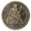 1886 USA Dime Very Good (VG8)