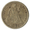1887 USA Dime VG-F (VG10)