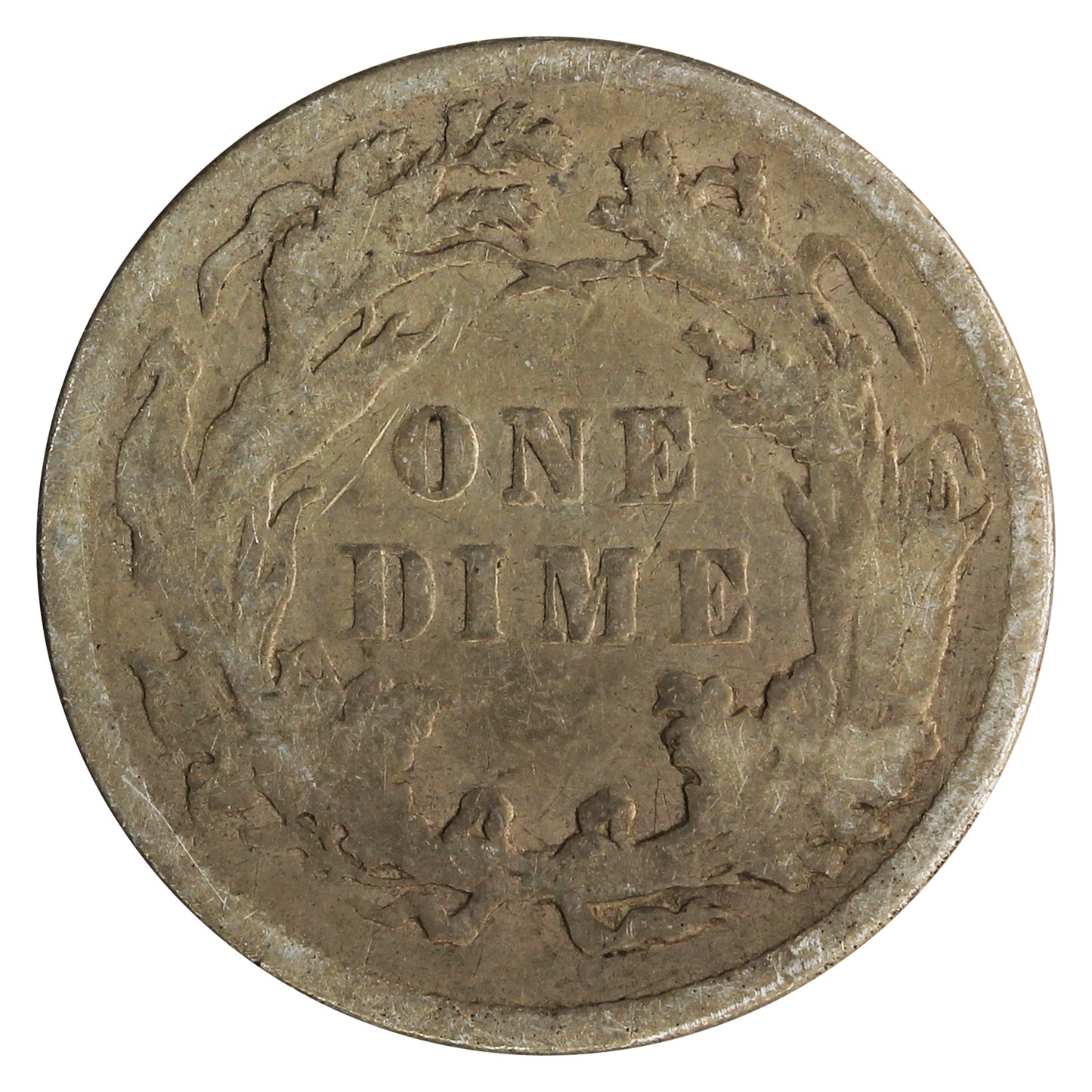 1887 USA Dime VG-F (VG10)
