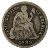 1889 S USA Dime G-VG (G6)