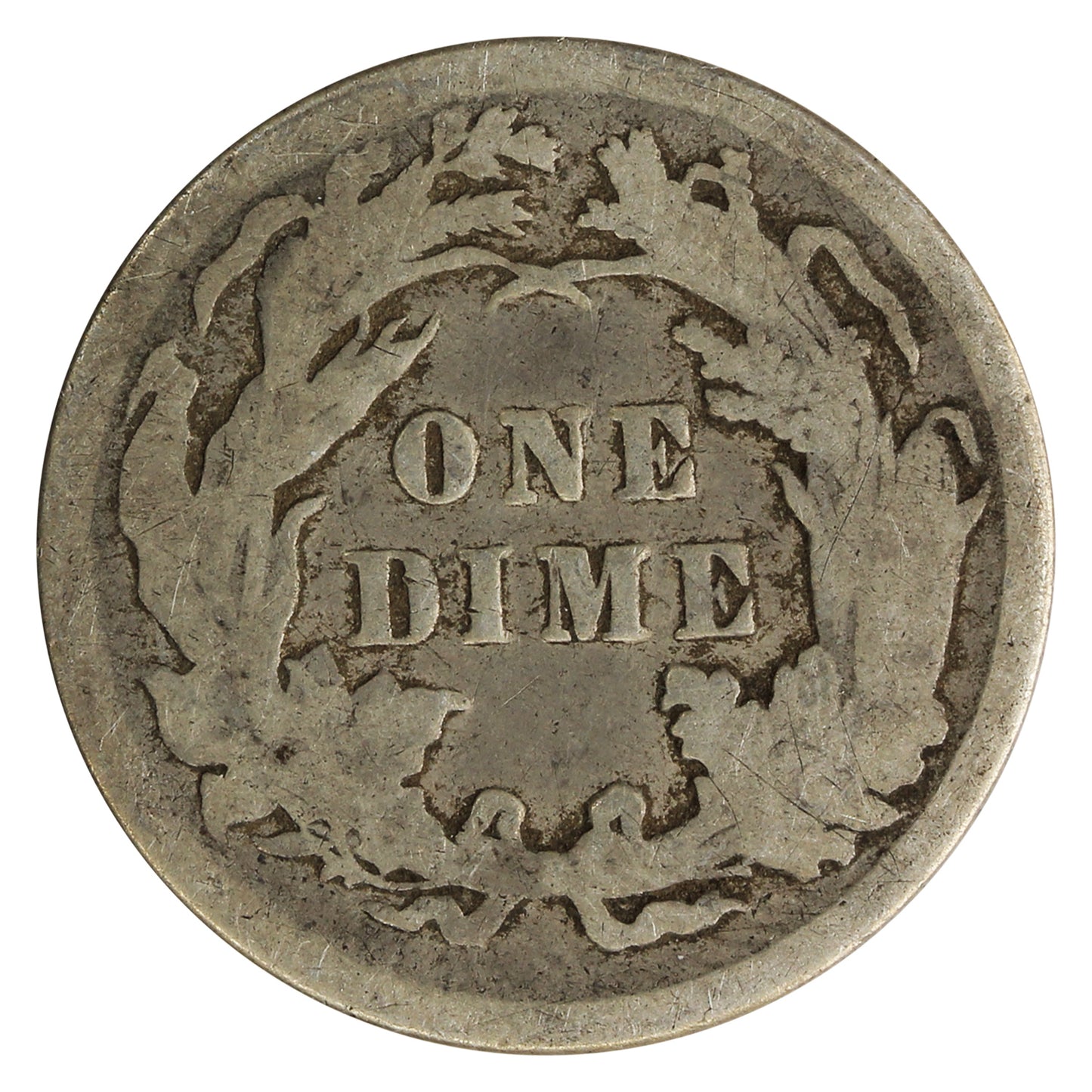 1890 USA Dime G-VG (G6)