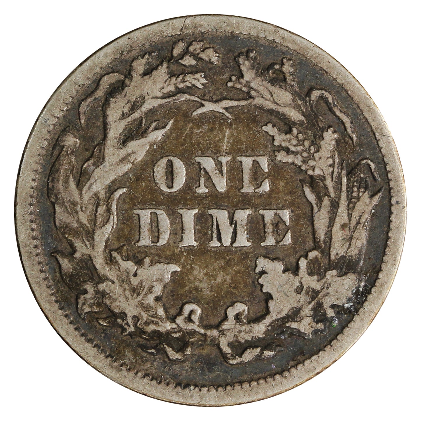 1891 USA Dime F-VF (F15)