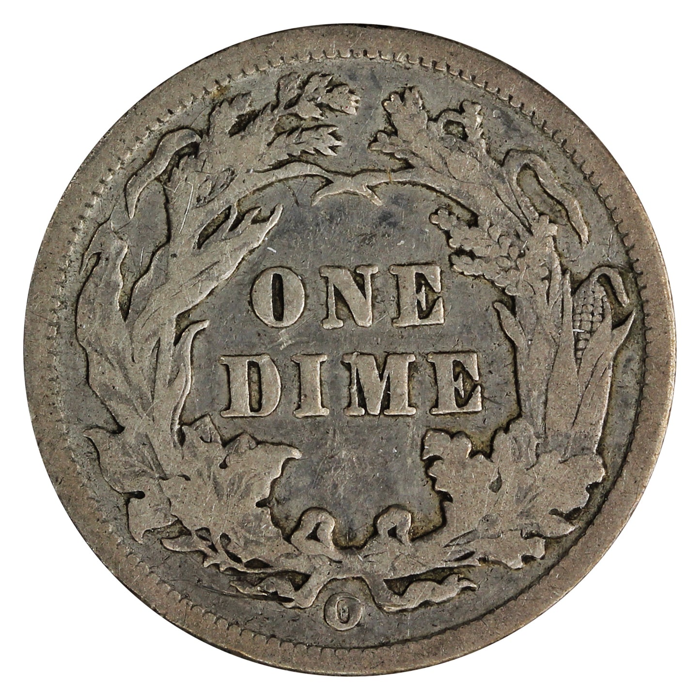 1891 O USA Dime F-VF (F15)