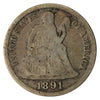 1891 S USA Dime G-VG (G6)