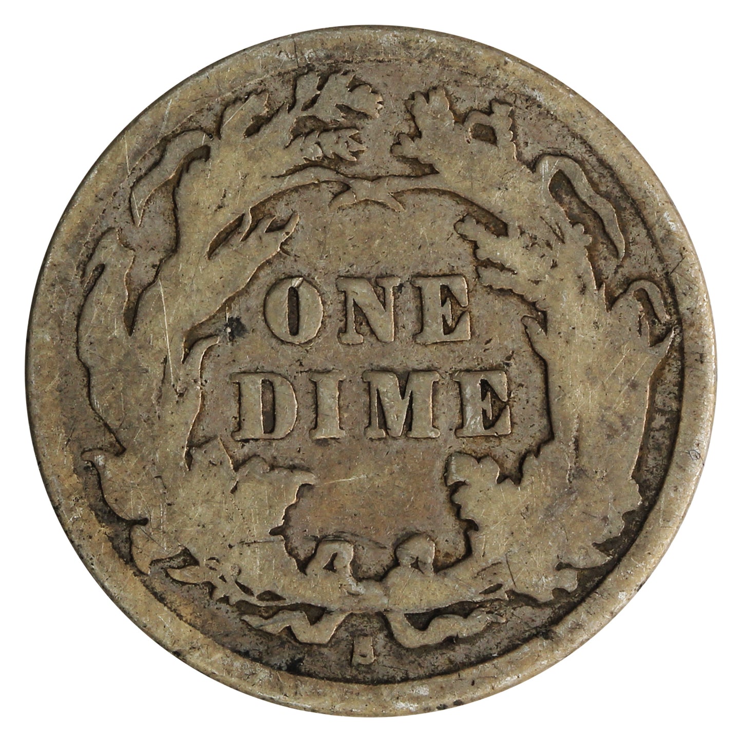 1891 S USA Dime G-VG (G6)