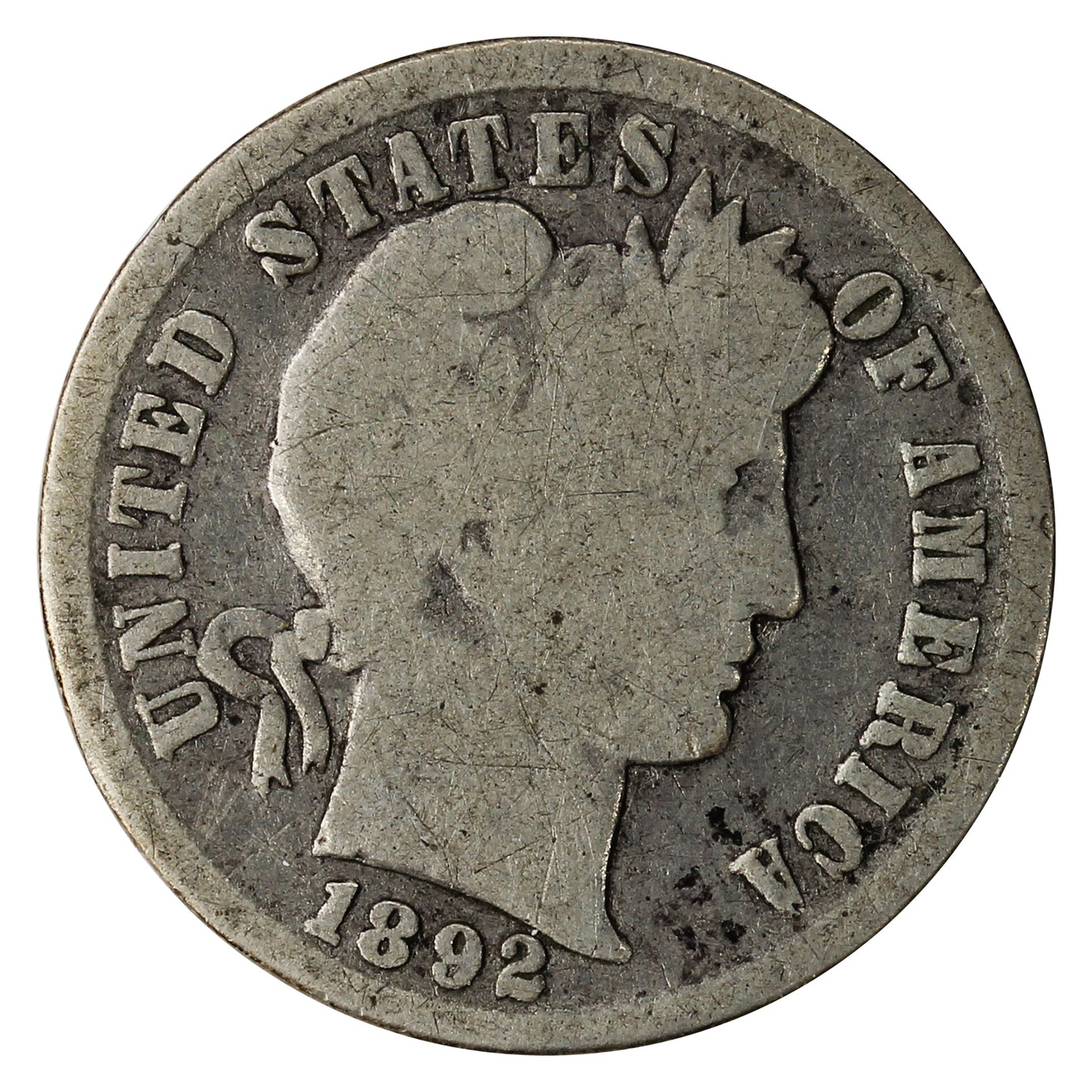 1892 USA Dime Good (G4)