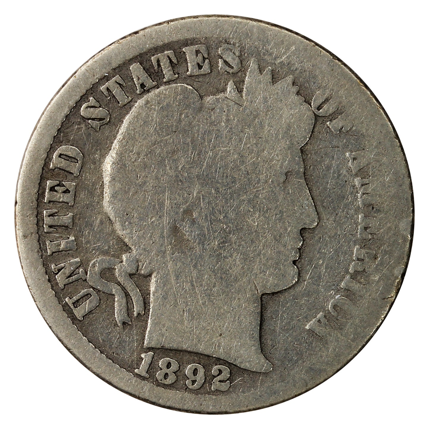 1892 O USA Dime About Good (AG3)