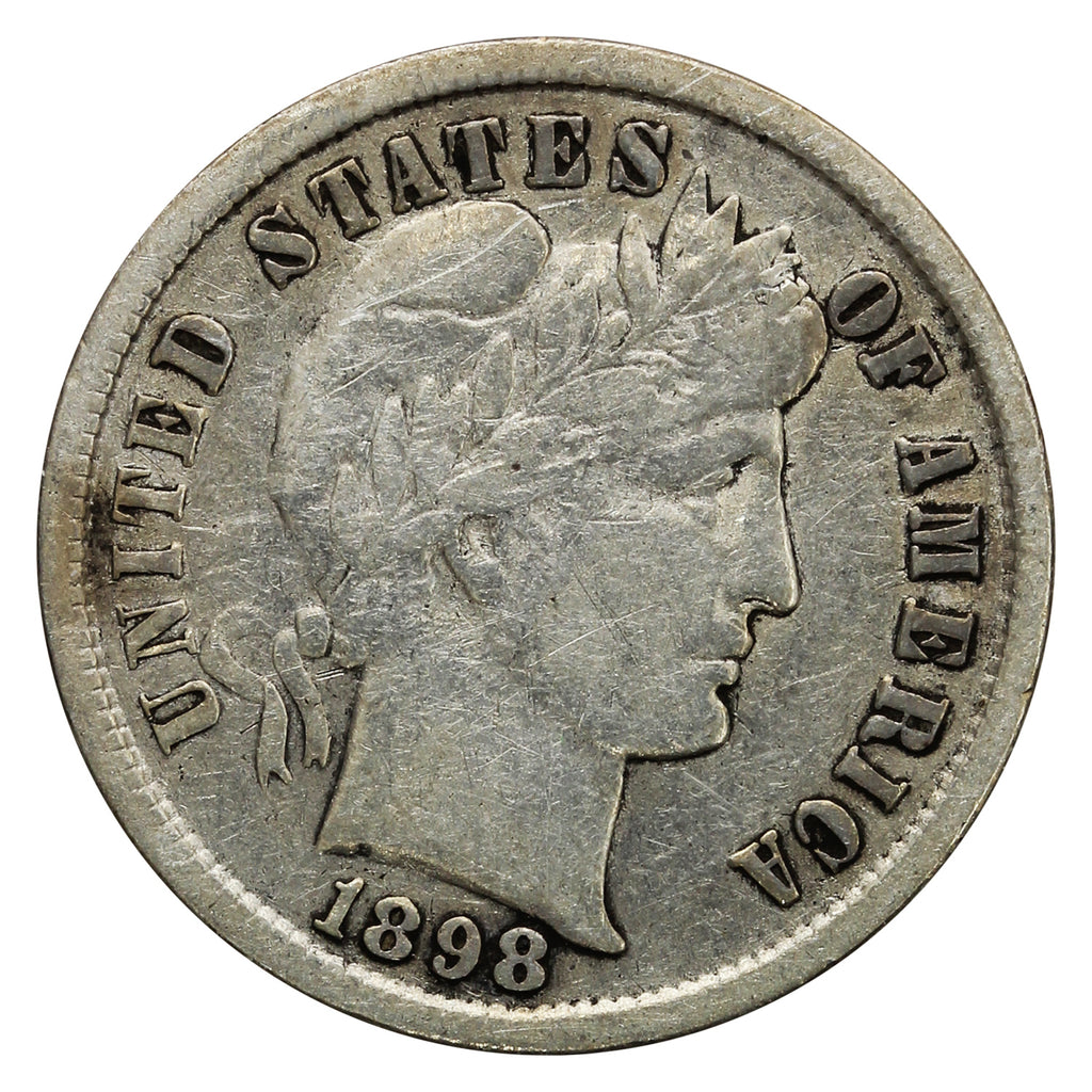 1898 USA Dime F-VF (F15)