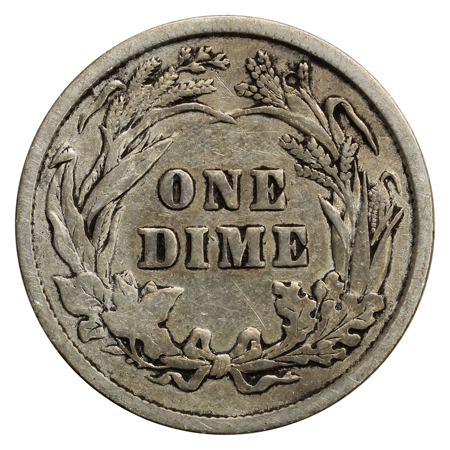 1898 USA Dime F-VF (F15)