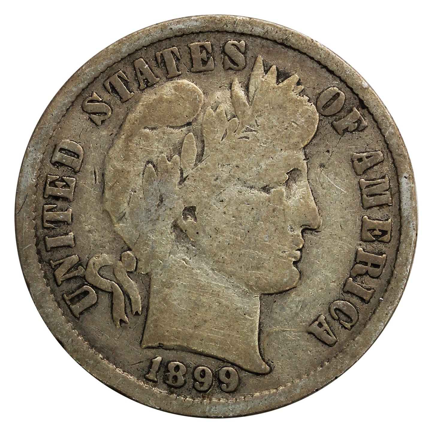 1899 USA Dime G-VG (G6)