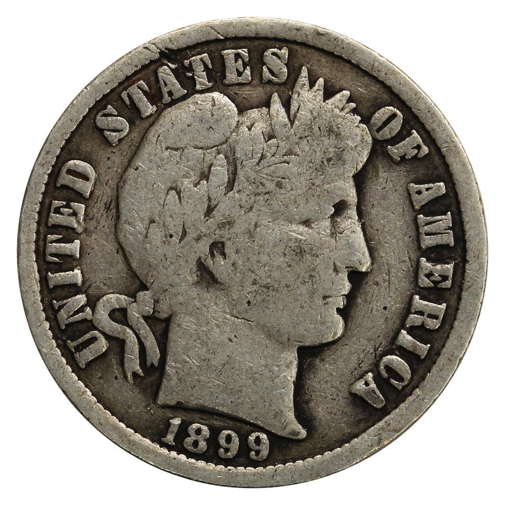1899 S USA Dime G-VG (G6)