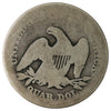 1854 Arrows No Rays USA Quarter About Good (AG3)