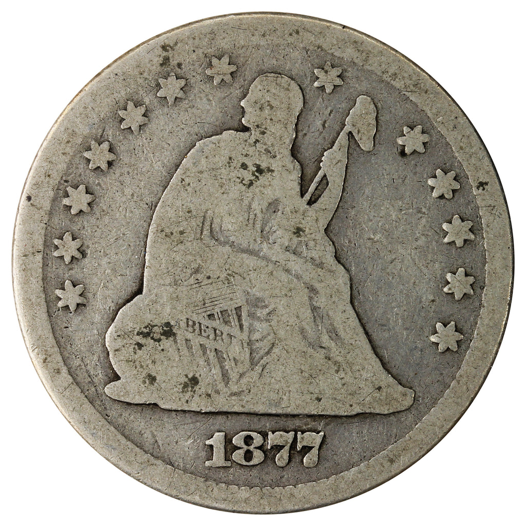 1877 USA Quarter G-VG (G6)