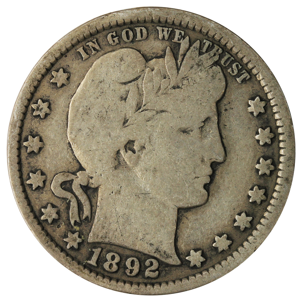 1892 USA Quarter Very Good (VG8)